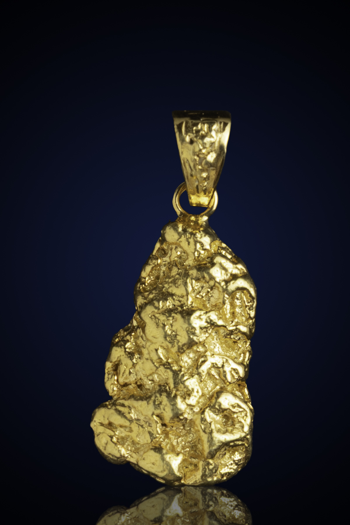 (image for) Buttery, Exceptional Natural Gold Nugget Pendant - Alaska - 9.50 grams